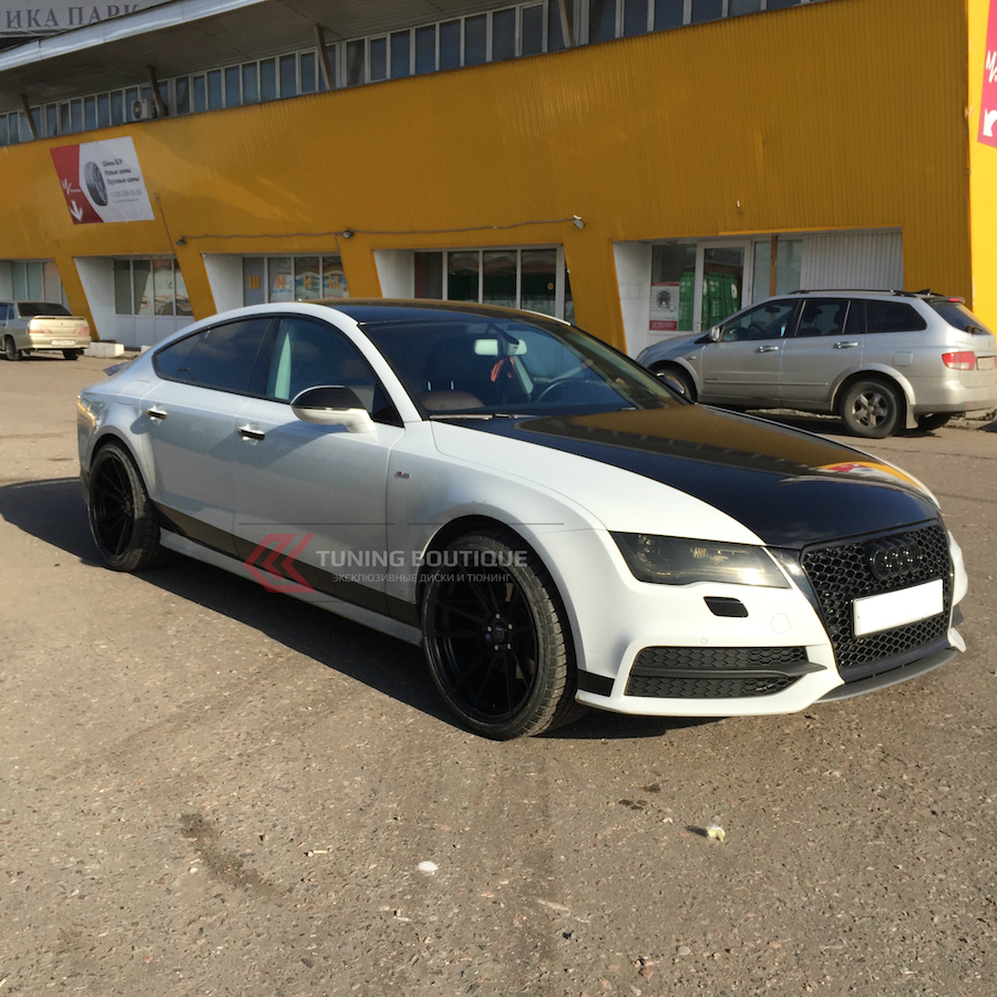 Audi A7 на 20" дисках Rohana RFX1 Matte Black фото 1